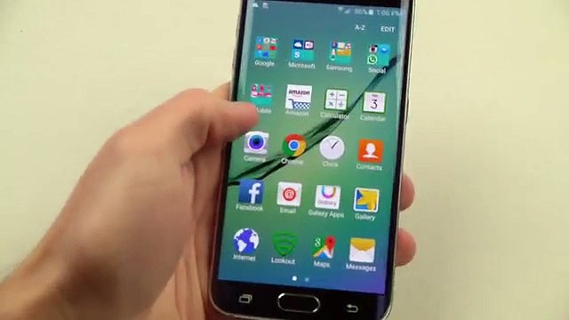 Samsung Galaxy S6 Edge Hammer Knife Scratch Test