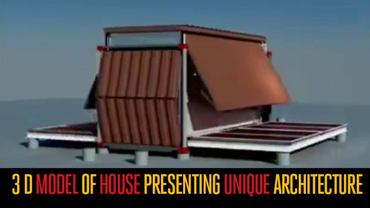 3D Model Of House Presenting Unique Idea