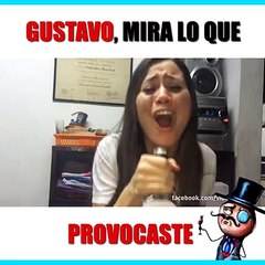 Mujer borracha canta a su ex novio