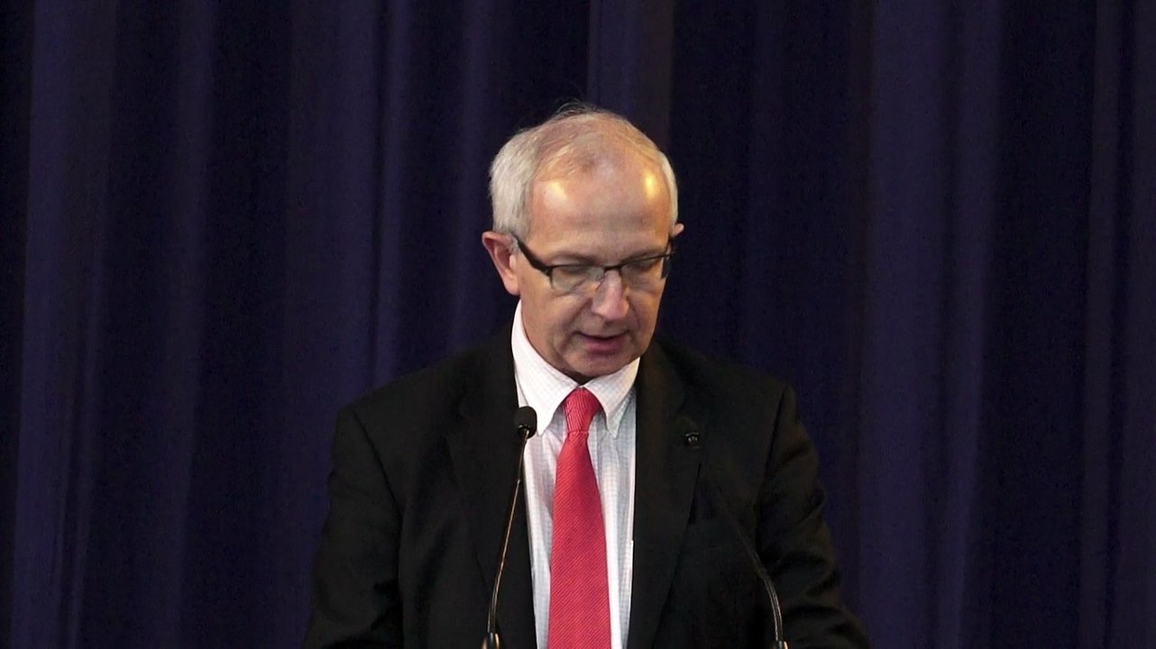 L'allocution de M. Eric de Valroger, président du SDIS