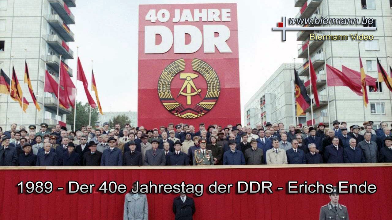 Der 40e Jahrestag der DDR - Erichs Ende