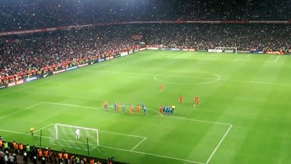 Tarihi golün tribün çekimi