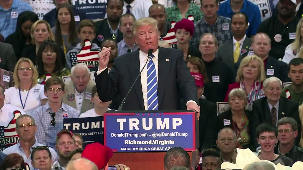 Handgemenge bei trump-wahlauftritt