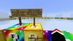 Minecraft 1v1 LUCKY BLOCK DROPPER RACE!  Minecraft Mods Rainbow Lucky Blocks