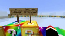 Minecraft 1v1 LUCKY BLOCK DROPPER RACE!  Minecraft Mods Rainbow Lucky Blocks