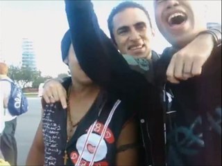 TRIO ELITE ZUANDO NA FILA SHOW DO RBD ARENA HSBC RJ