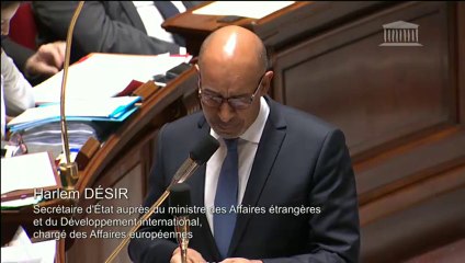 QAG - Couple franco-allemand en Europe - Réponse d'H. Désir au député P. Cordery