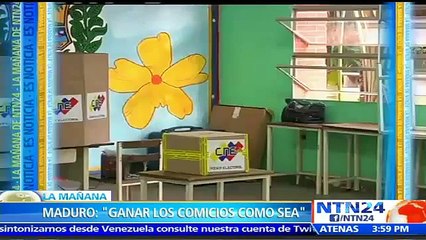 Maduro: "Tenemos que prepararnos para ganar las elecciones como sea"