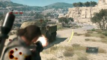 MetaL gear solid V the phantom pain, gameplay español parte 9,Destruyendo tanques con mi tanque 2d2