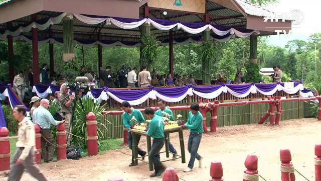 Thai princess releases elephants into wildlife sanctuary