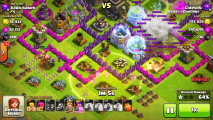 Clash of Clans-3 STAR EVERY TIME! WORLDS BEST FARMING ATTACK!_Funny Moments+Massive LOOT!"