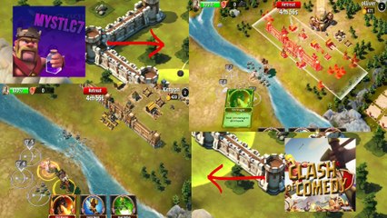 SIEGEFALL-(CLASH OF CLANS COMEDY VS CLASH OF CLANS MYSTIC7) 3 Star Competition!!