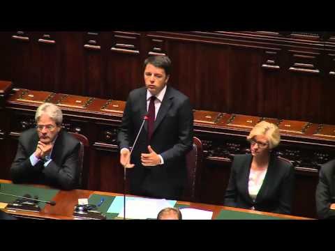 Roma - Intervento del Presidente del Consiglio alla Camera dei Deputati (15.10.15)