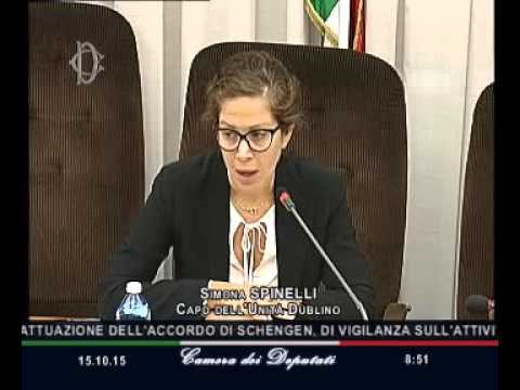 Roma - Fenomeno migratorio, audizione Capo Unità Dublino, Viceprefetto Spinelli (15.10.15)