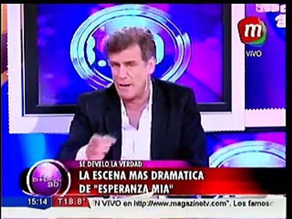 La escena más dramática de Esperanza Mía