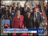 Correa se reúne con la presidenta Michele Bachelet