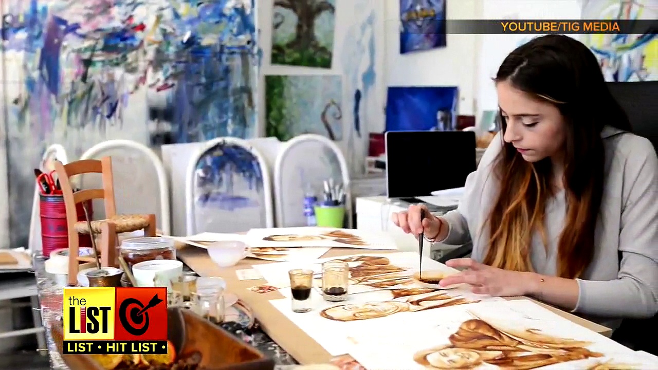 4 Artists Transform Coffee Spills Into Masterpieces