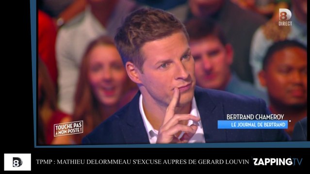 Matthieu Delormeau offre un cadeau insolite à Gérard Louvin