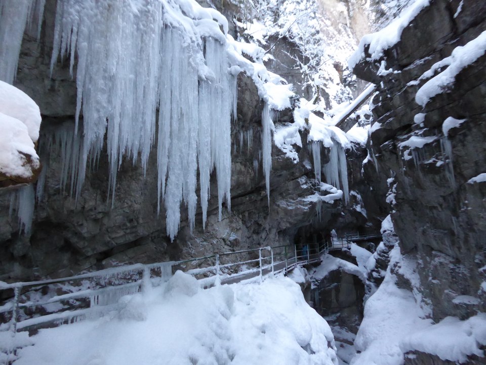 Vereiste breitachklamm - ein wintermärchen