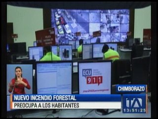 Incendio forestal preocupa a los habitantes