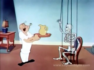 1954 FRIGHT TO THE FINISH - Popeye the Sailor cartoon