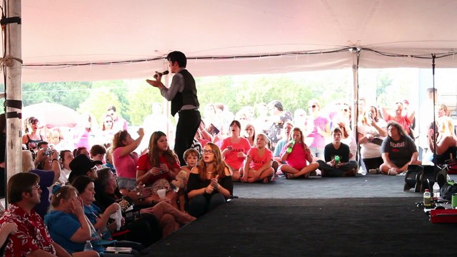 Dean Z sings 'Swing Down Sweet Chariot' Elvis Week 2015