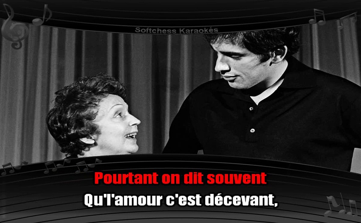 Karaoké Edith Piaf - A quoi ça sert l'amour (Avec voix féminine)