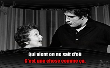 Karaoké Edith Piaf - A quoi ça sert l'amour (Avec voix masculine)
