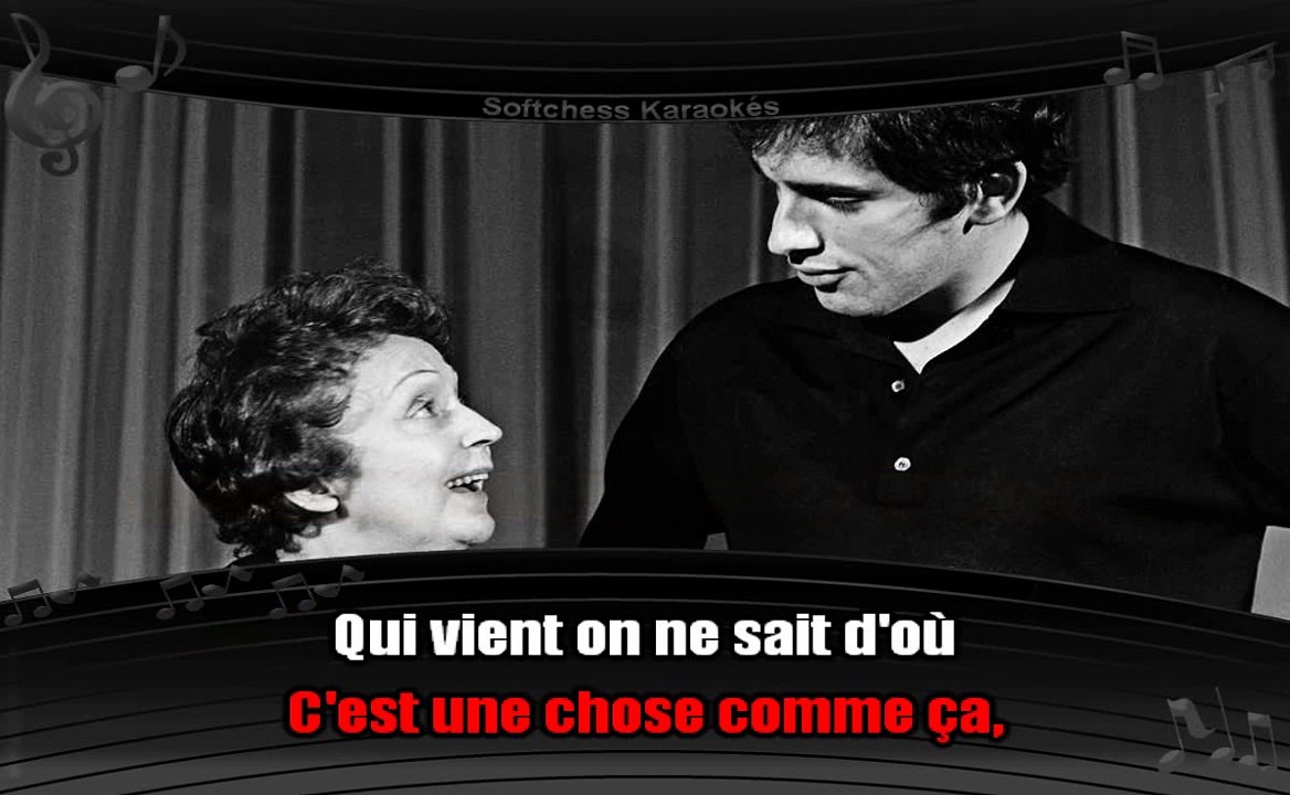 Karaoké Edith Piaf - A quoi ça sert l'amour (Avec voix masculine)