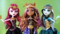 Monster High 13 Deseos Clawdeen Wolf, Draculaura y Frankie Stein - Juguetes de Monster Hig