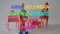 Frozen Anna e Elsa Relembram quando Gabriel ainda era um Bebê!!❤️Em Portugues Disney