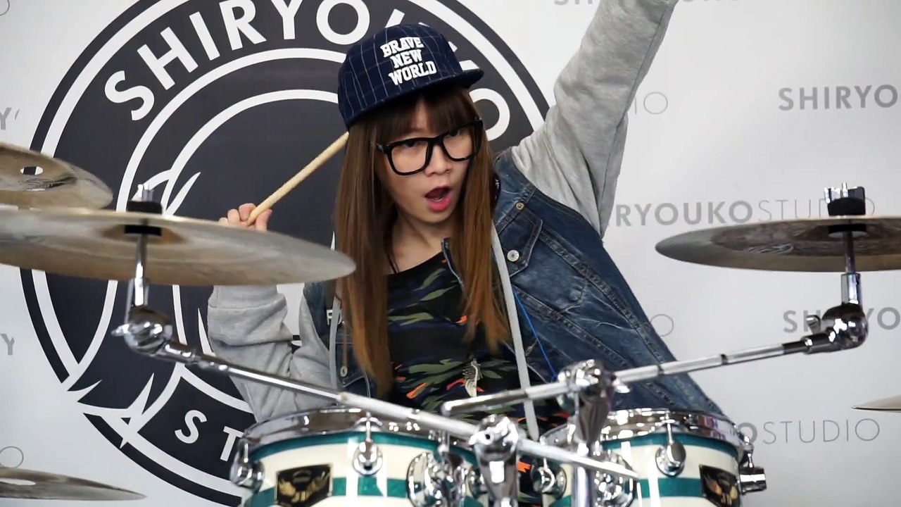 Drum cover by S.White -  Chibi Maruko: おどるポンポコリン(櫻桃小丸子片尾曲 )