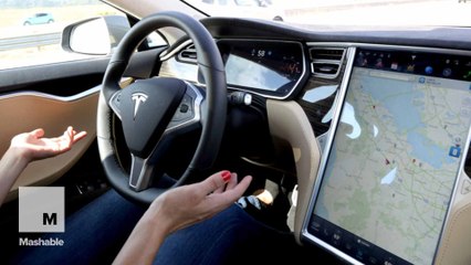 What it's like to drive, or rather ride in, Tesla's 7.0-updated Model S