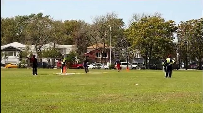 Bouncer, 4 runs, Clean Bowled, Good bowling by Dominic Audain