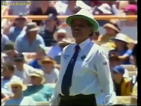 Covered in blood by wicked Perth bouncer from Glenn McGrath 1998