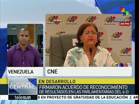 Venezuela: MUD no firmó acuerdo de reconocimiento de resultados del &D
