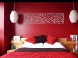 red & black bedrooms - The Color Red to life | modern living style ideas