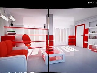 red & white rooms - The Color Red to life | pics for young modern fashion & lifestyle