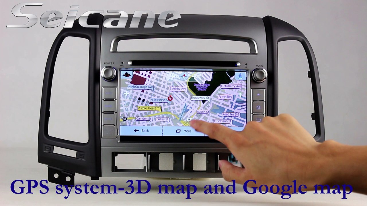 Intelligent Android os 2011 2012 Hyundai SANTA FE aftermarket sat nav dvd gps support 32GB usb connection