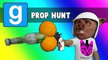 Gmod Prop Hunt Funny Moments - 2 Oranges   Bottle = Win (Garrys Mod Little Hunter Edition