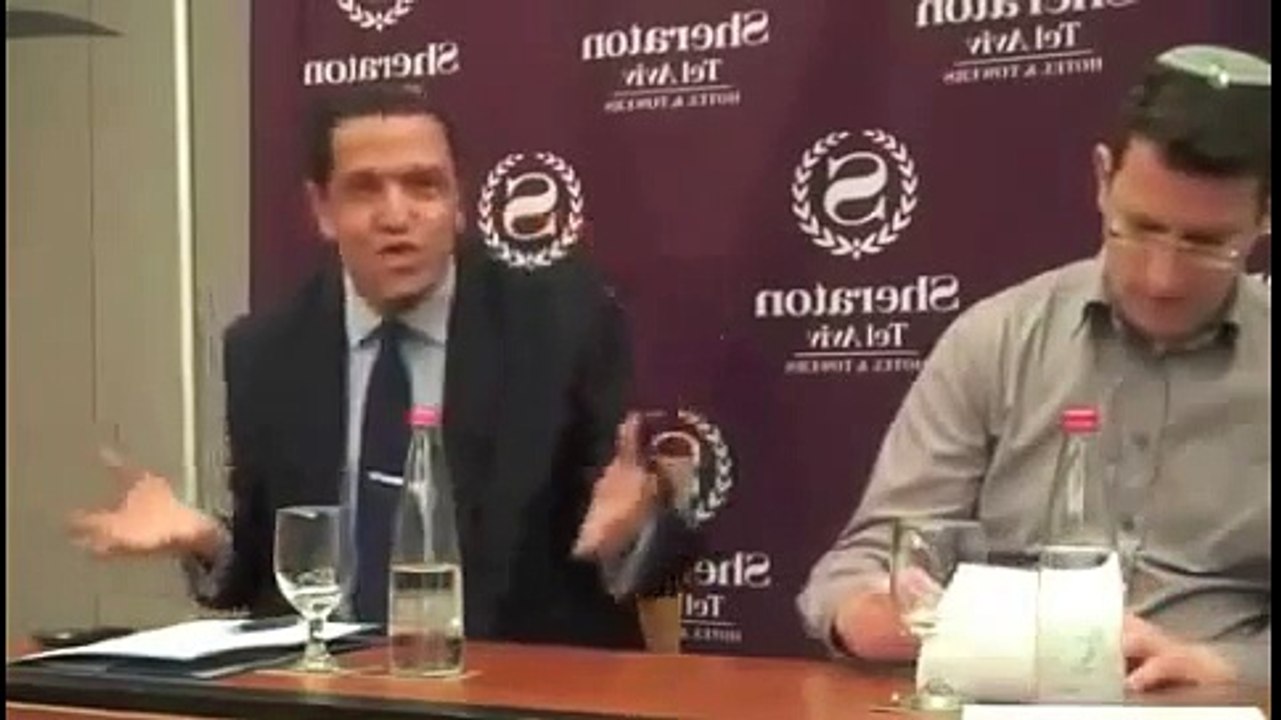 IMAM Hassen Chalghoumi  conference en ISRAEL