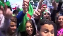Les supporters algeriens foutent lebordel aux Champs Elysées ALGERIE DZ FOOT