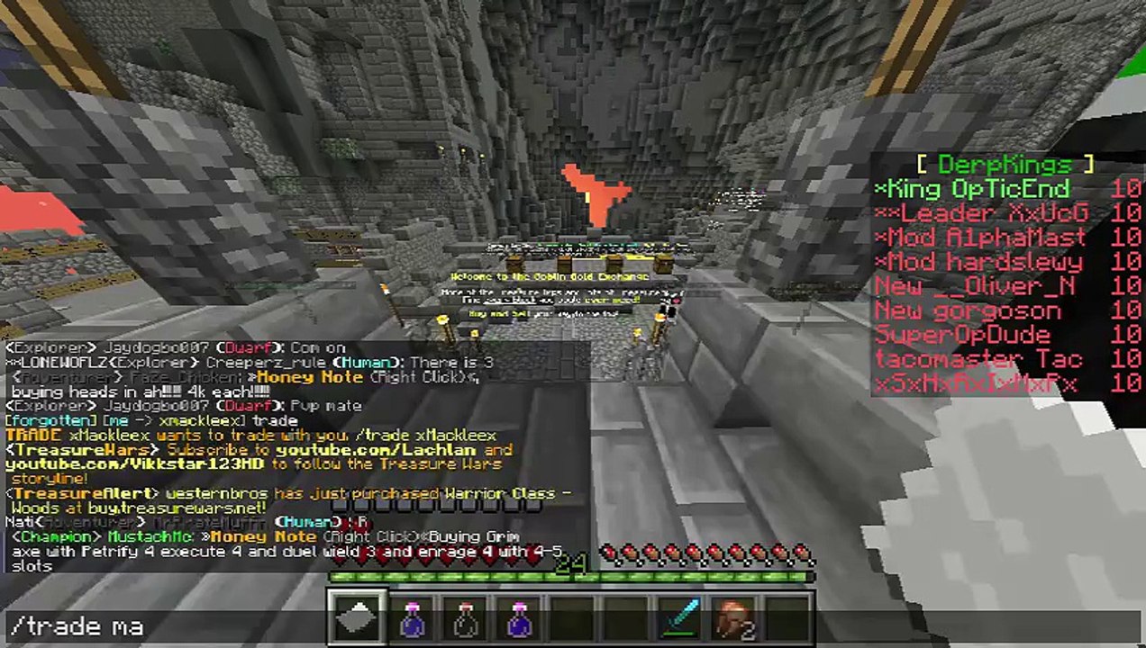 Treasure wars scammer. By OpTicEnderman