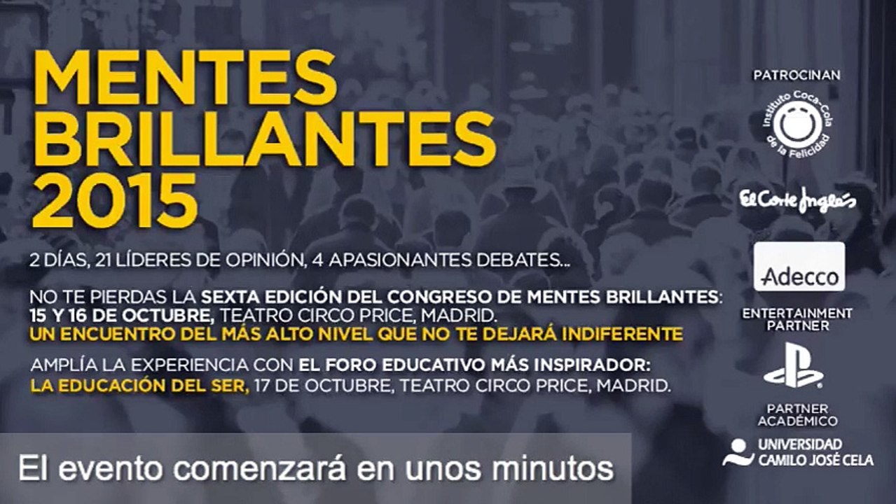 Mentes Brillantes - Día 16 (REPLAY) (2015-10-16 09:13:39 - 2015-10-16 09:18:53)