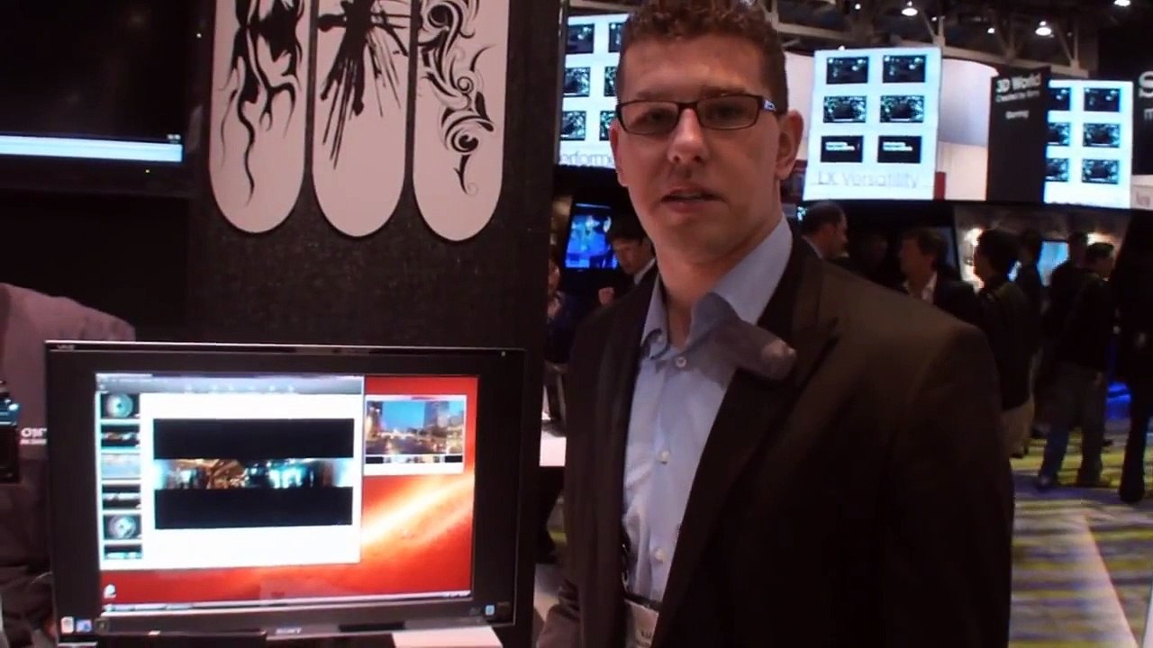 Sonys Bloggie HD MP4 Camera @ CES 2010 with 360 Degree Video