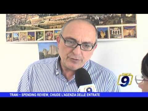 TRANI | Spending review, chiude l'Agenzia delle Entrate