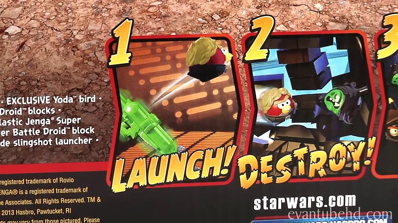 Jenga JEDI BATTLE GAME Angry Birds STAR WARS II Toys R Us Exclusive!