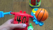 Cookie Monster Eating Cars KNex Sesame Street Cookie Monster Basketball Lego Building Set