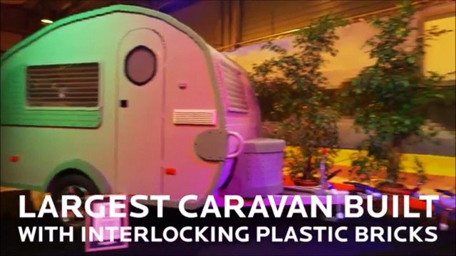 Caravane taille réelle en LEGO - Record du monde de la plus grand caravane LEGO