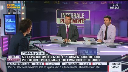 L'œil de la presse: La SCPI, un placement rentable et à moindre risque - 13/10